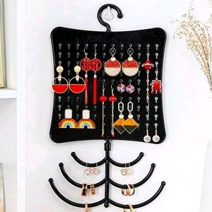 Hanging jewelry display rack